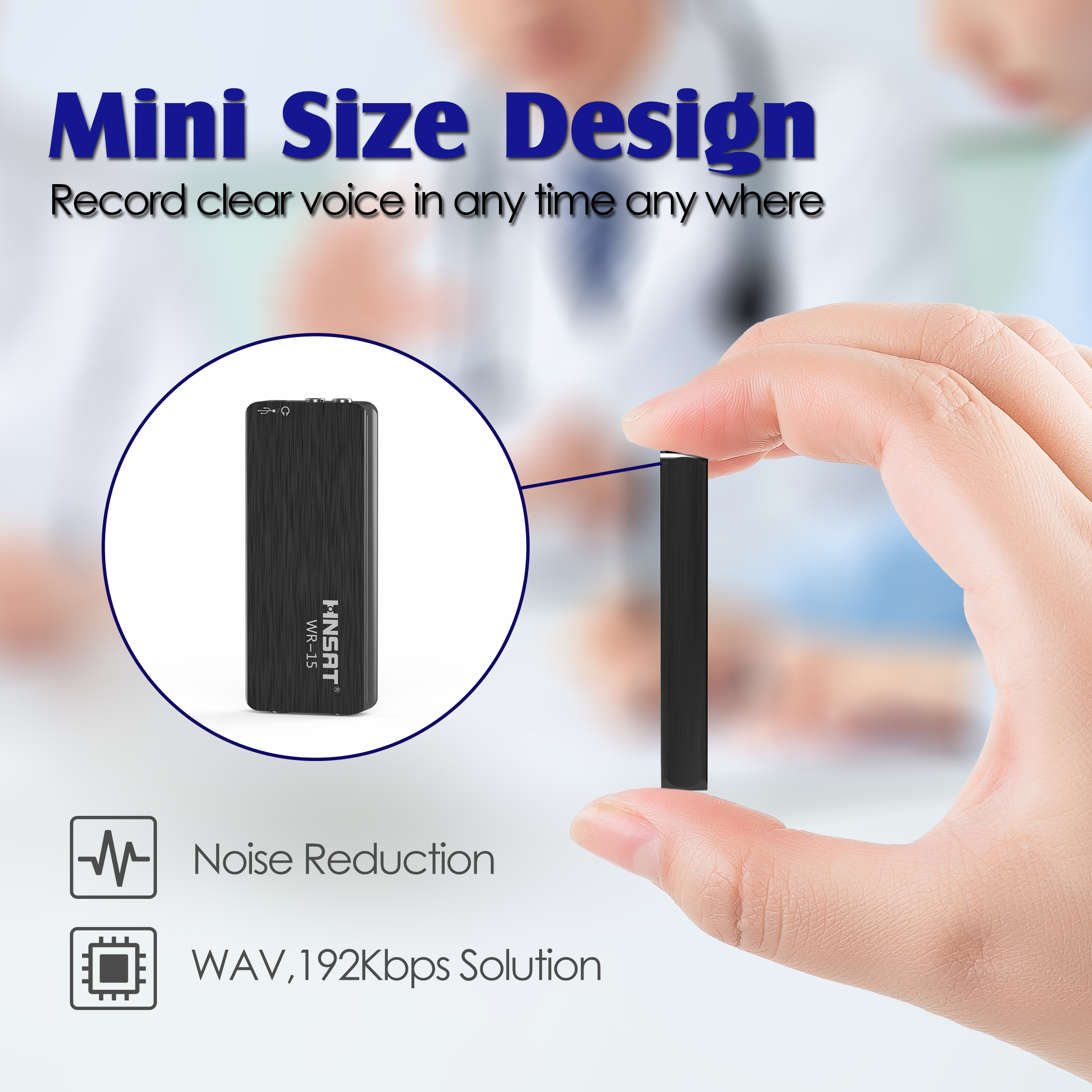 product-Hnsat-Mini Voice Activated Recorder Micro Hidden Voice Recorder USB Memory Stick Sound Recor-1