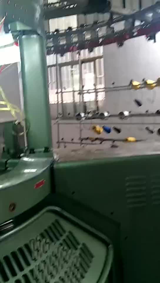 brand new computerized double interlock Jacquard circular knitting machine for cotton polyester lacoete mesh spandex lycra for Guangdong, China