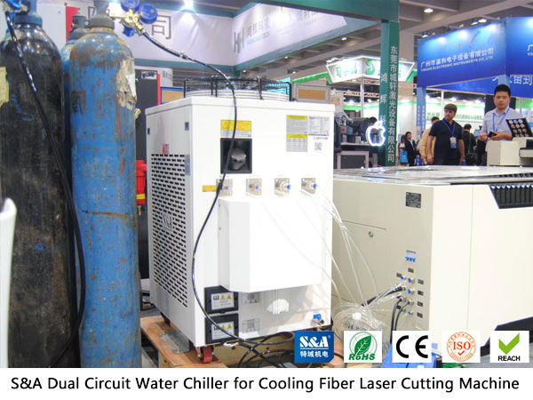 fiber laser dual circuit water chiller