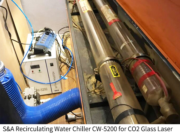 CO2 laser recirculating water chiller