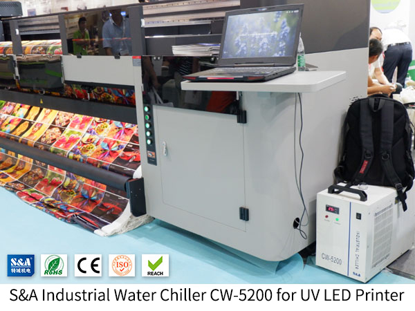 UV LED curing system water chiller