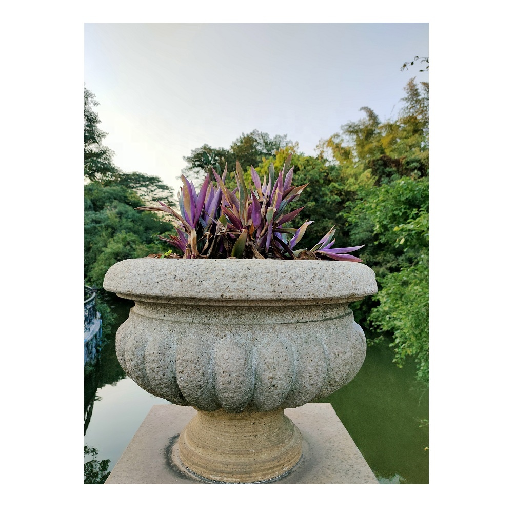 Stone Garden Flower Pot
