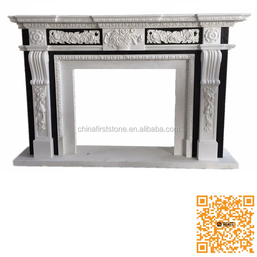 Beige Yellow Marble Fireplace Modern, Stone Veneer Fireplace Natural
