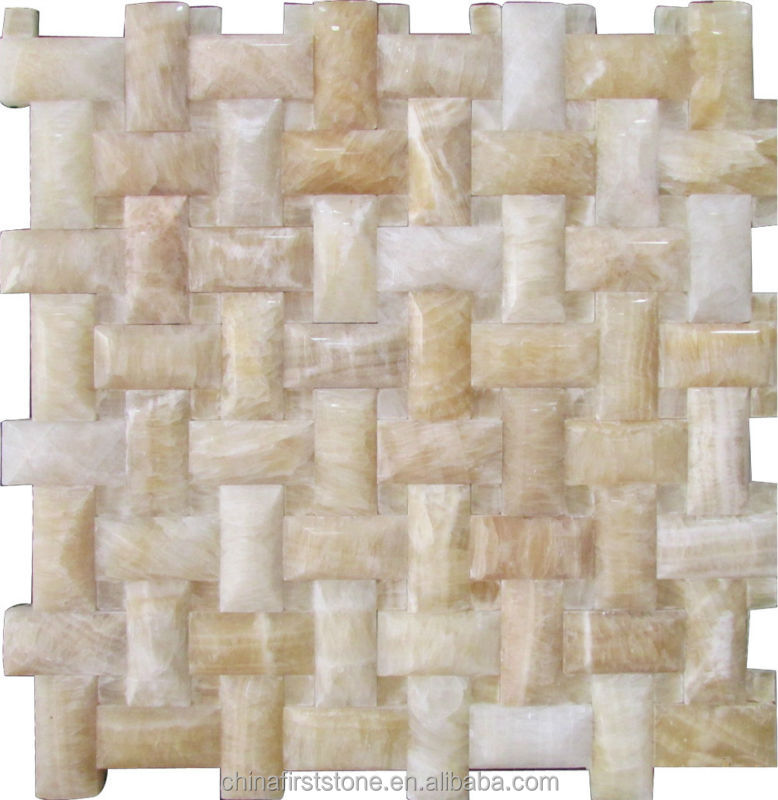 2021 FSMT-287 Hot Selling Good Quality Hotel Building Home Indoor and Outdoor 3D Marble Mosaic Wall Cladding Tiles