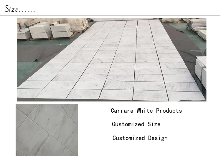Wholesale 120 x 60 Wall Floor Tiles Carrara White Marble