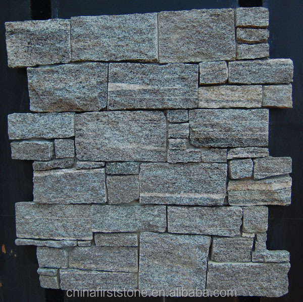 Dark Grey Slate Culture Stone Exterior Wall Cladding