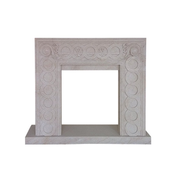 White Marble Fireplace Figure