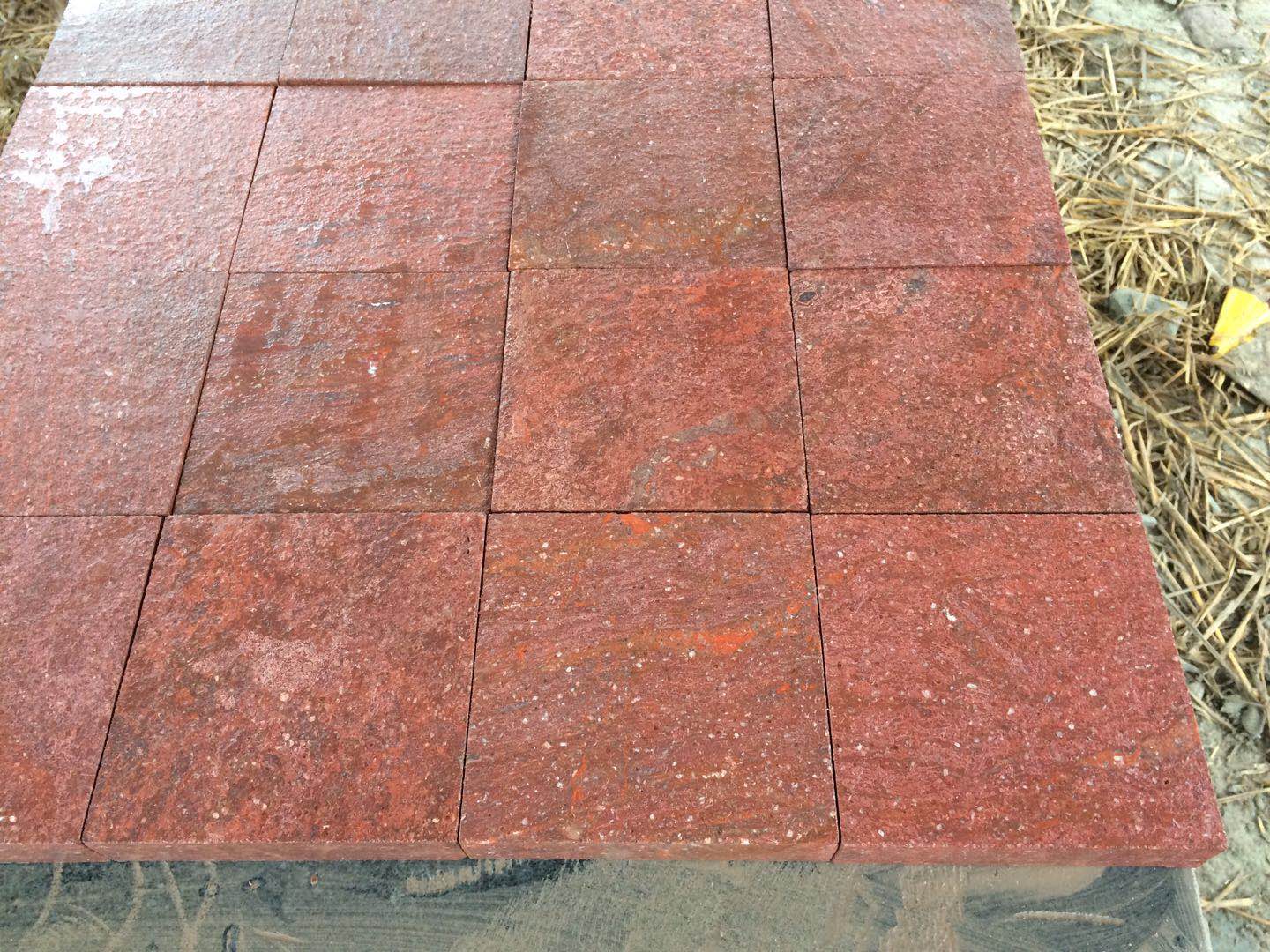 Red Porphyry Stone Flagstone Paving Stone Floor Tile Price