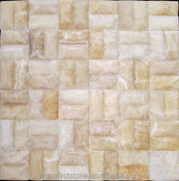 2021 FSMT-287 Hot Selling Good Quality Hotel Building Home Indoor and Outdoor 3D Marble Mosaic Wall Cladding Tiles