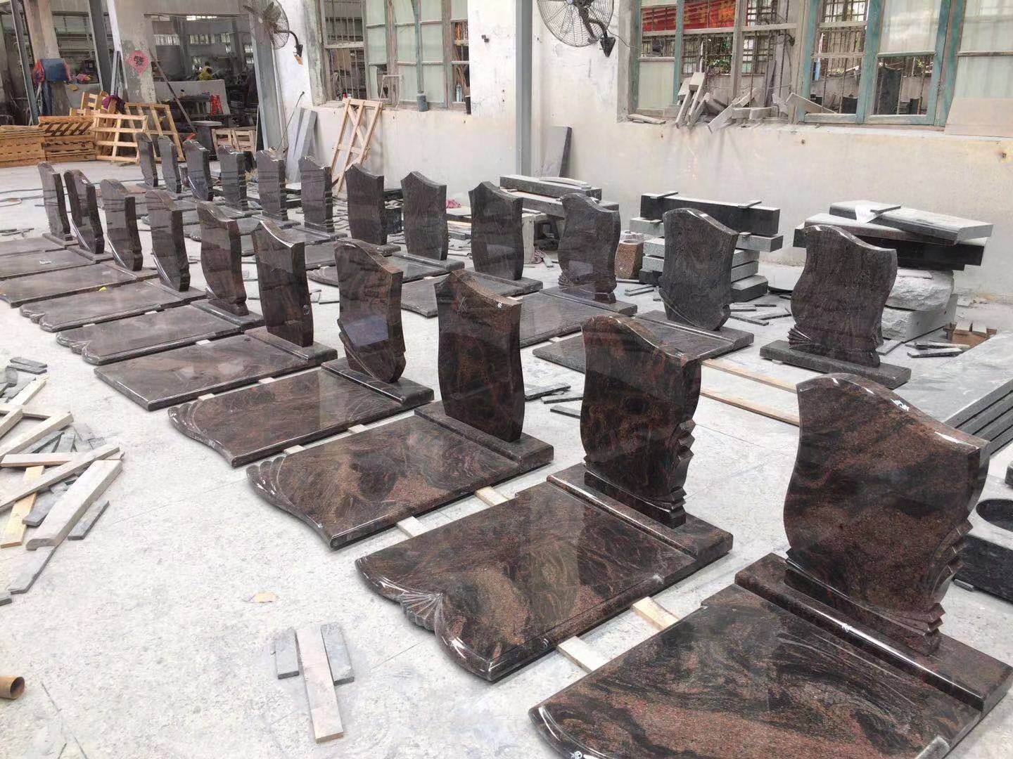 Grave Stone Tombstone Business Natural Granite Headstone Cover Small Memorial Stones For Graves