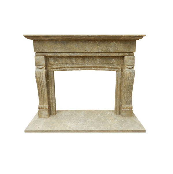 White Marble Fireplace Figure