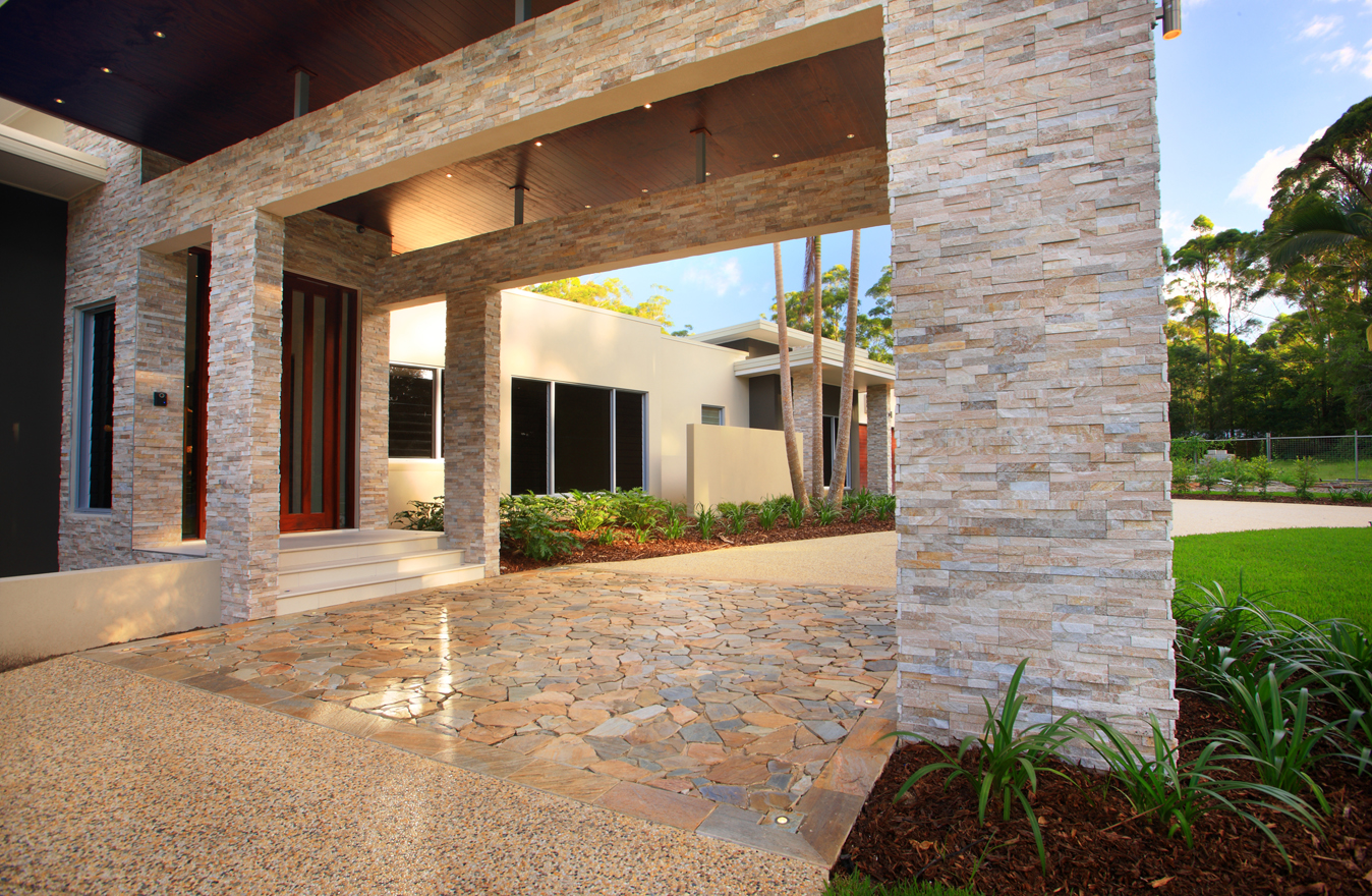 Customized Project Exterior beige Limestone Decorative Stone Wall Covering Panels