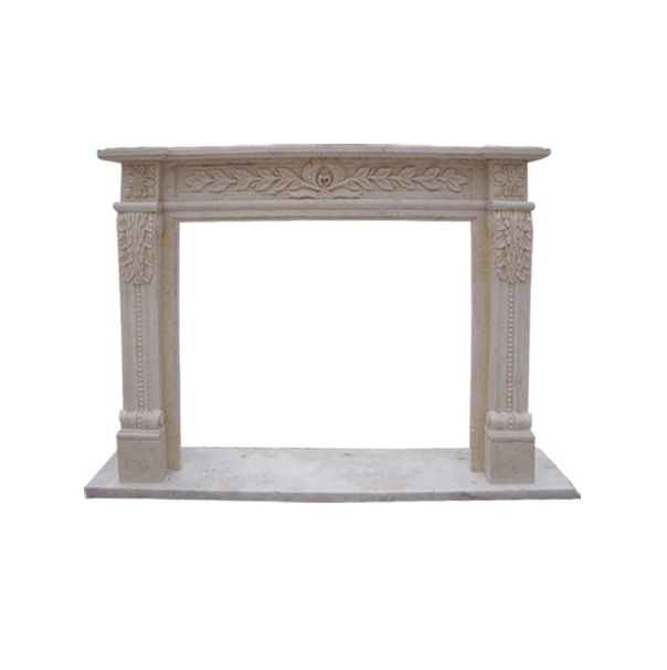 White Marble Fireplace Figure