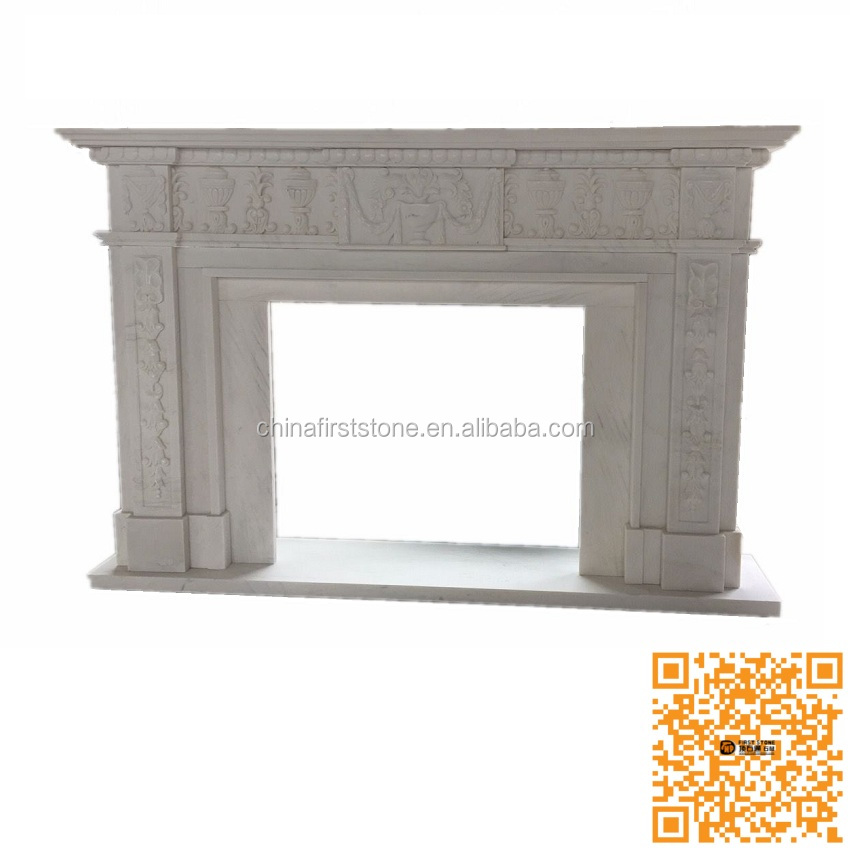 Beige Yellow Marble Fireplace Modern, Stone Veneer Fireplace Natural