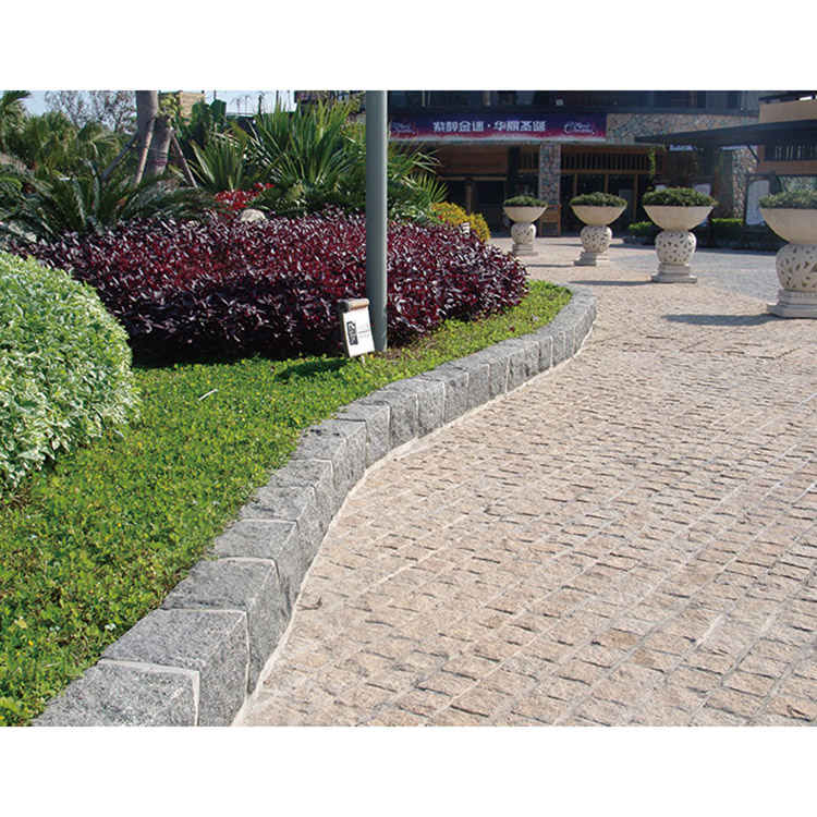 G682 Golden Beach 10X10 Driveways Walkways Pavers Outdoor Paving Driveway Granite Split Face Paving Stone FIRST Stone CE+ISO9001