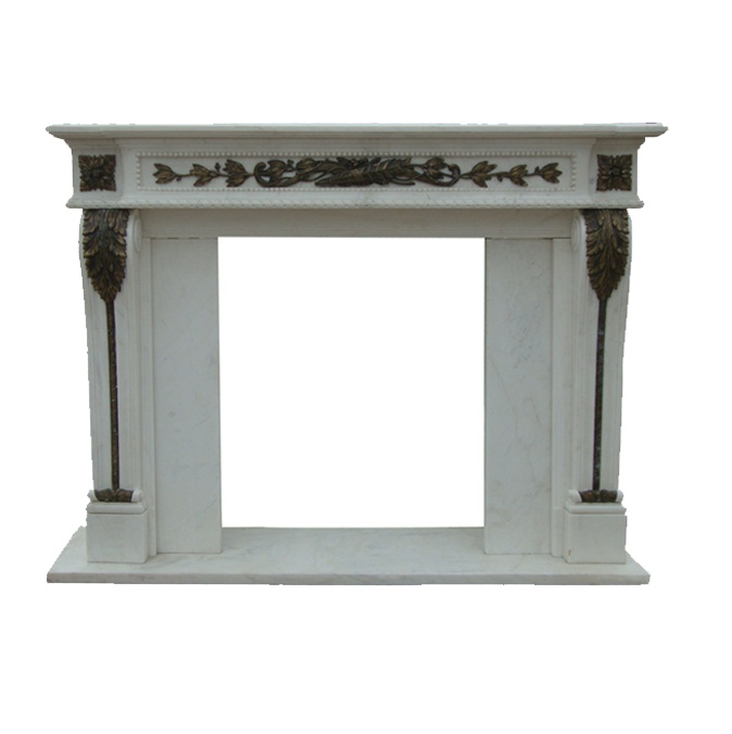 White Marble Fireplace Figure