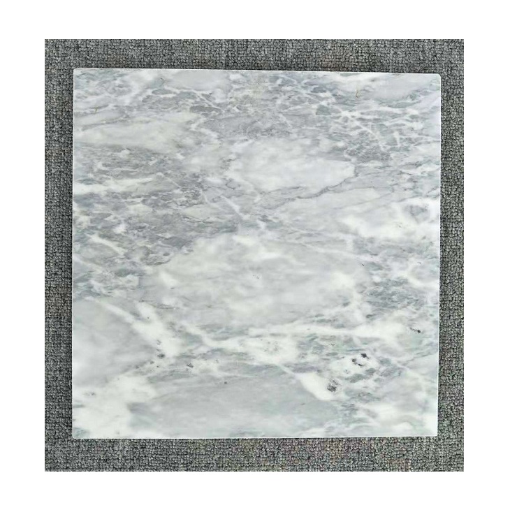 China Carrara Gray White Marble Culture Stone TV Background Marble Wall Panel