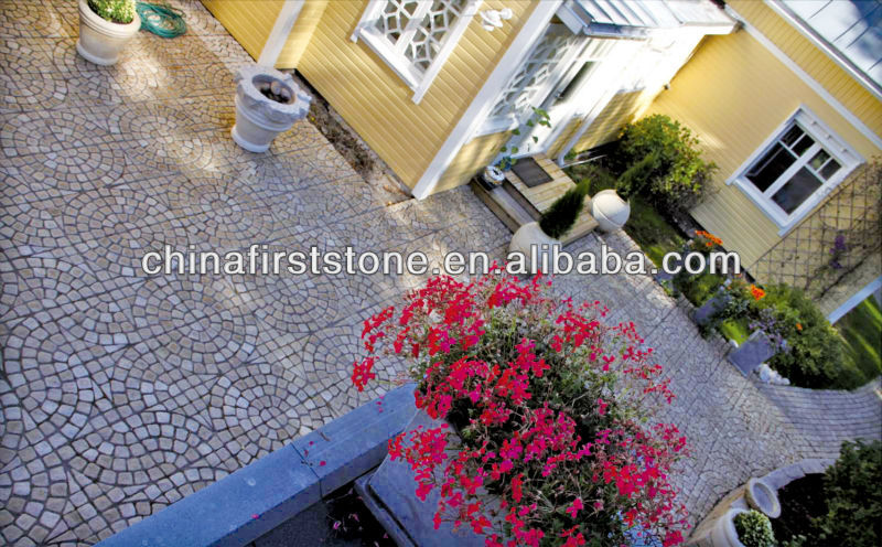 Mixed Gray Colour Granite Garden Flooring Crazy Pattern DIY  Irregular Shaped Paving Natural Stone Paver