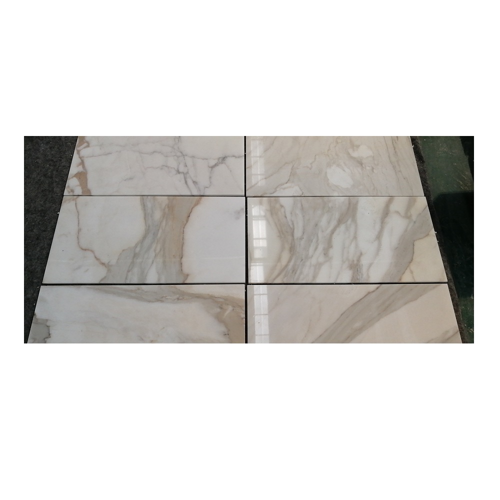 Luxury Natural Calacatta Gold Italy Marble Stone Floor Tile Polished Price