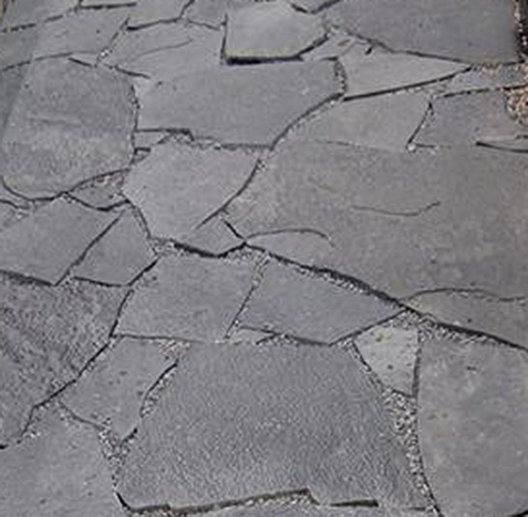 HS016 Dark Grey Slate Crazy Patterns Tiles Paving Stone