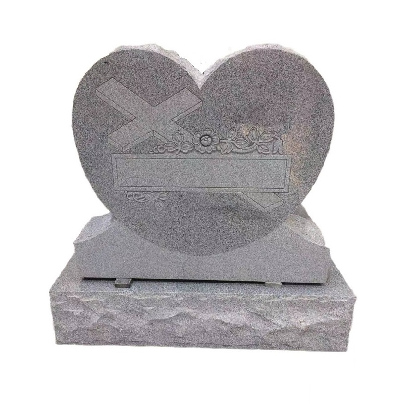 Maker Online Black Granite Stone Cross Carving Ogee Headstone Mold