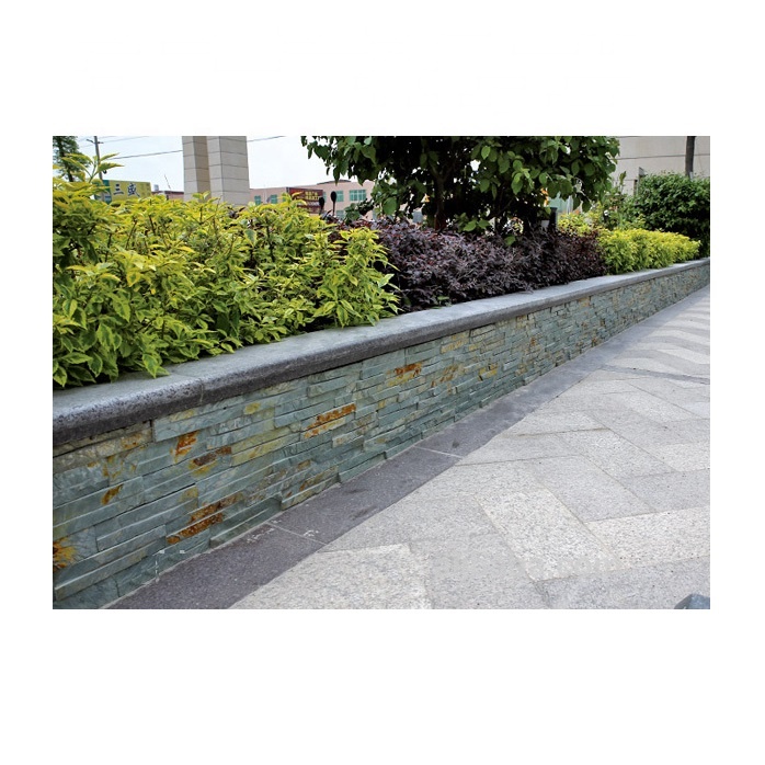 HS003 Green Culture Landscaping Wall Stone Tiles Panel Slate