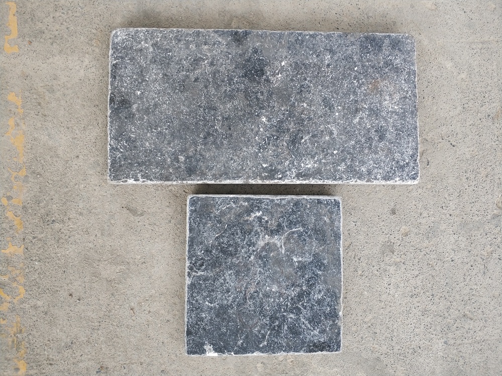 Famous Limestone Blue Stone Tumbled Limestone Decking Tiles 300X300, Outdoor Patio Flooring Deck Tile