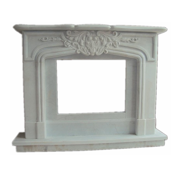 White Marble Fireplace Figure