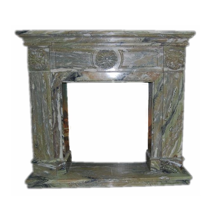 White Marble Fireplace Figure