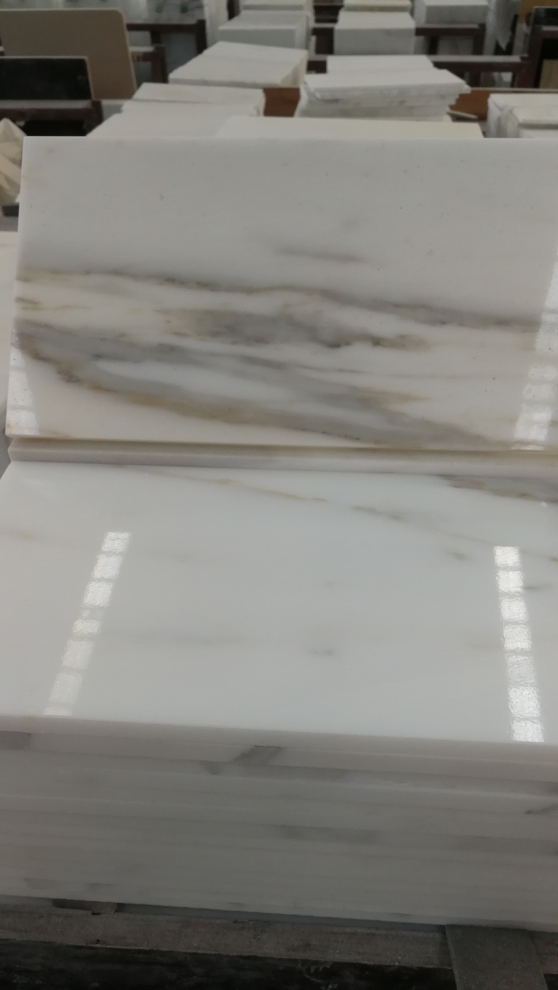 Luxury Natural Calacatta Gold Italy Marble Stone Floor Tile Polished Price