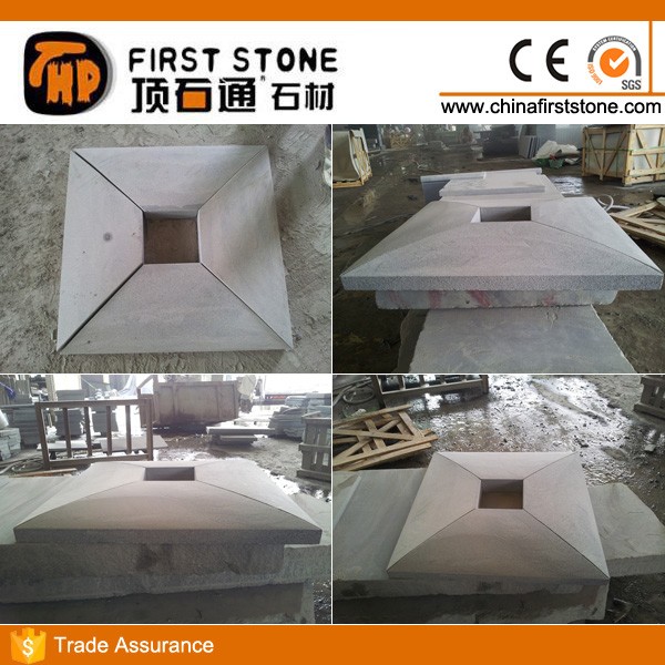 Customized G654 Granite Decorative Easy Stone Coping Border Designs