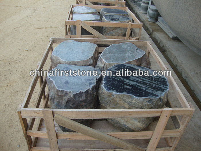 Made In Green Granite Natural Stone The Tables and Chairs Outdoor